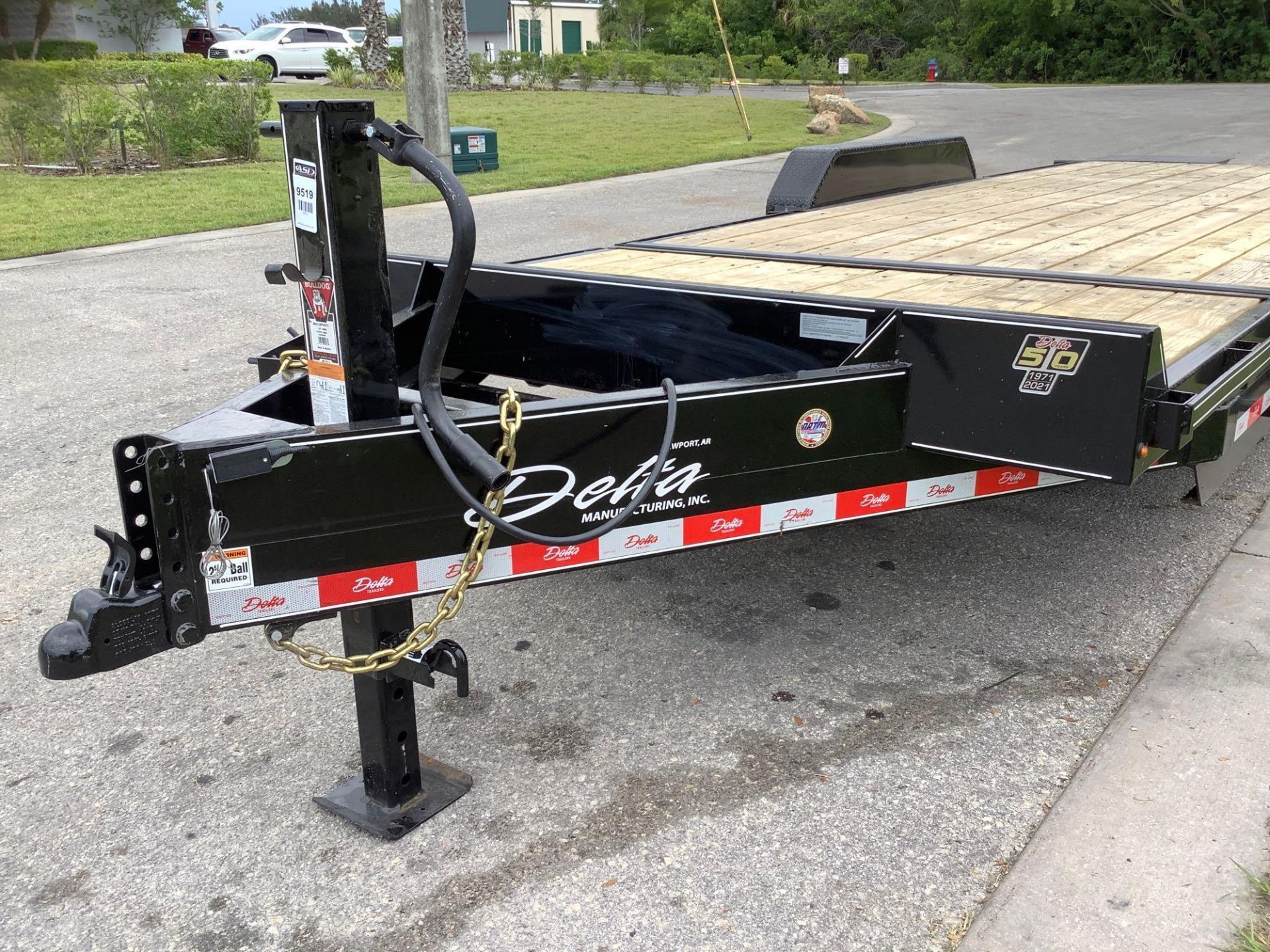 ***UNUSED 2022 DELTA TILT TRAILER, APPROX GVWR 14000LBS, APPROX 22FT LONG x 82” WIDE, ELECTRIC BRAKE - Image 9 of 17