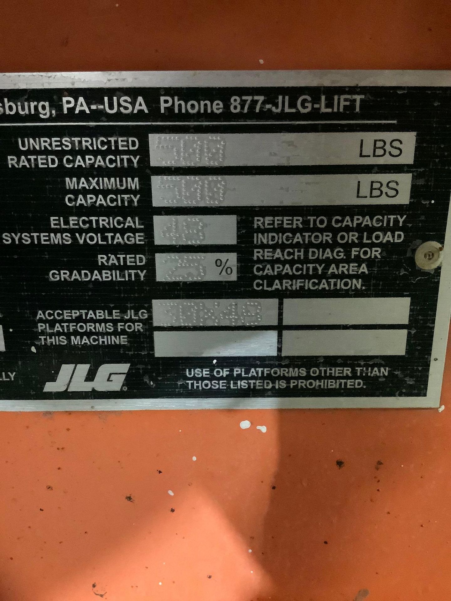 2008 JLG BOOM LIFT MODEL E300AJP, ELECTRIC, APPROX MAX PLATFORM HEIGHT 30FT - Image 17 of 17