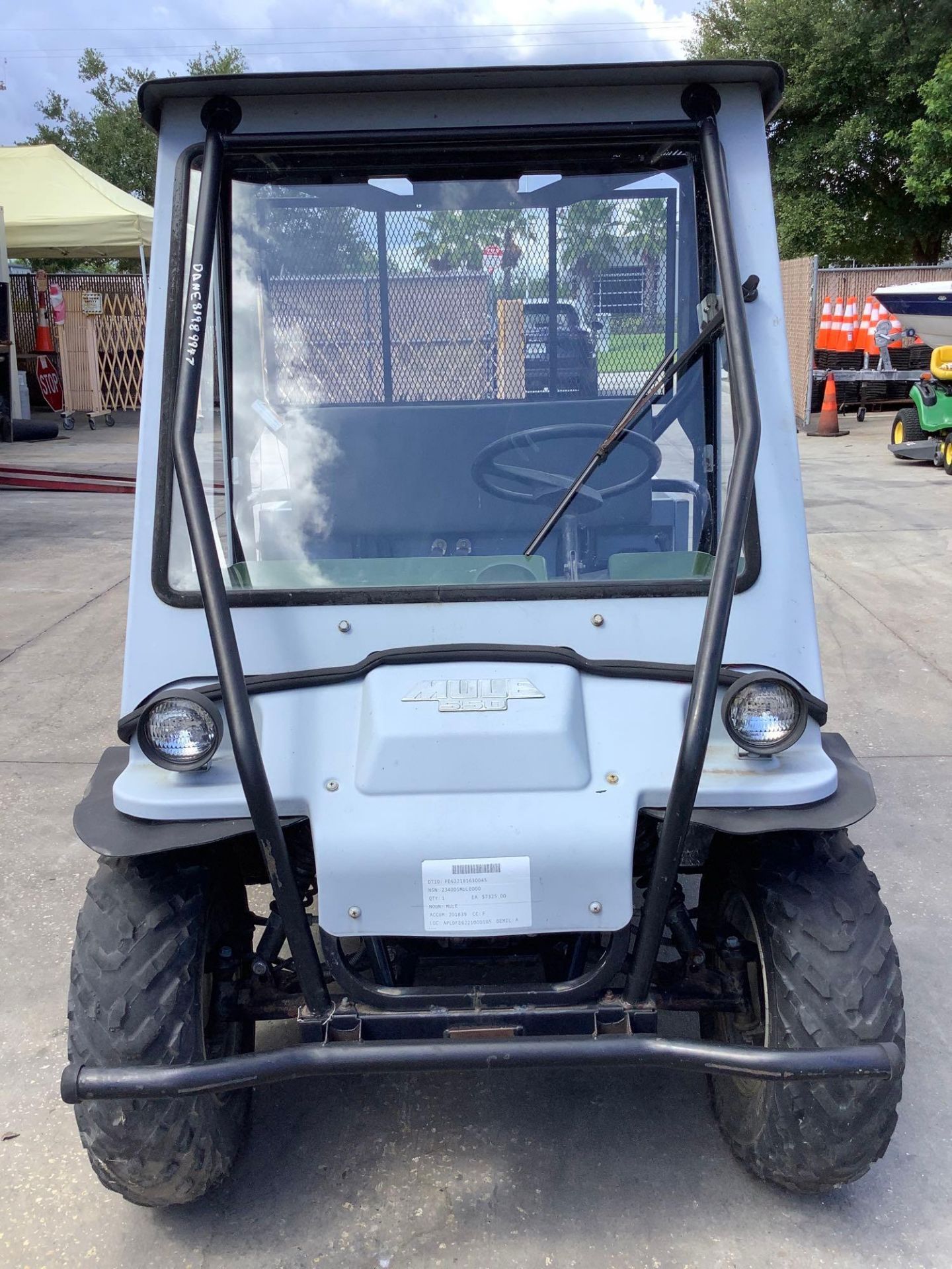 KAWASAKI MULE 550 ATV TYPE KAF300C, GAS POWERED, MANUAL DUMP BED, RUNS & OPERATES - Image 9 of 14