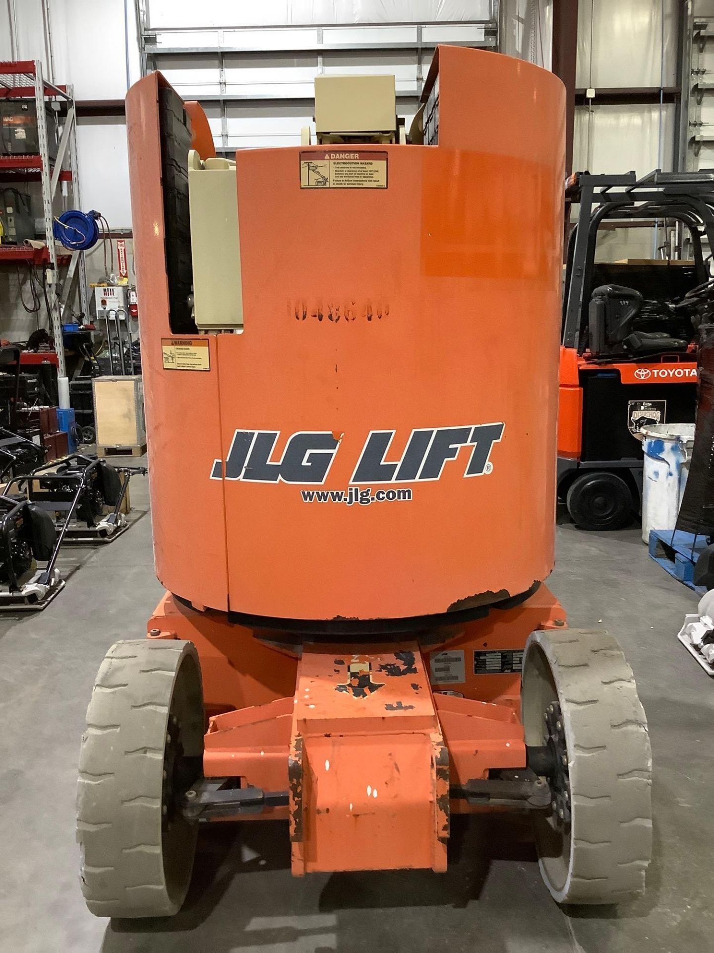 2008 JLG BOOM LIFT MODEL E300AJP, ELECTRIC, APPROX MAX PLATFORM HEIGHT 30FT - Image 7 of 17