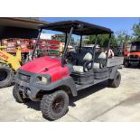 CLUB CAR CARYALL 295SE 4x4 INTELLITRAK GOLF CART, GAS POWERED , MANUAL DUMP BED, HITCH IN FRONT & BA