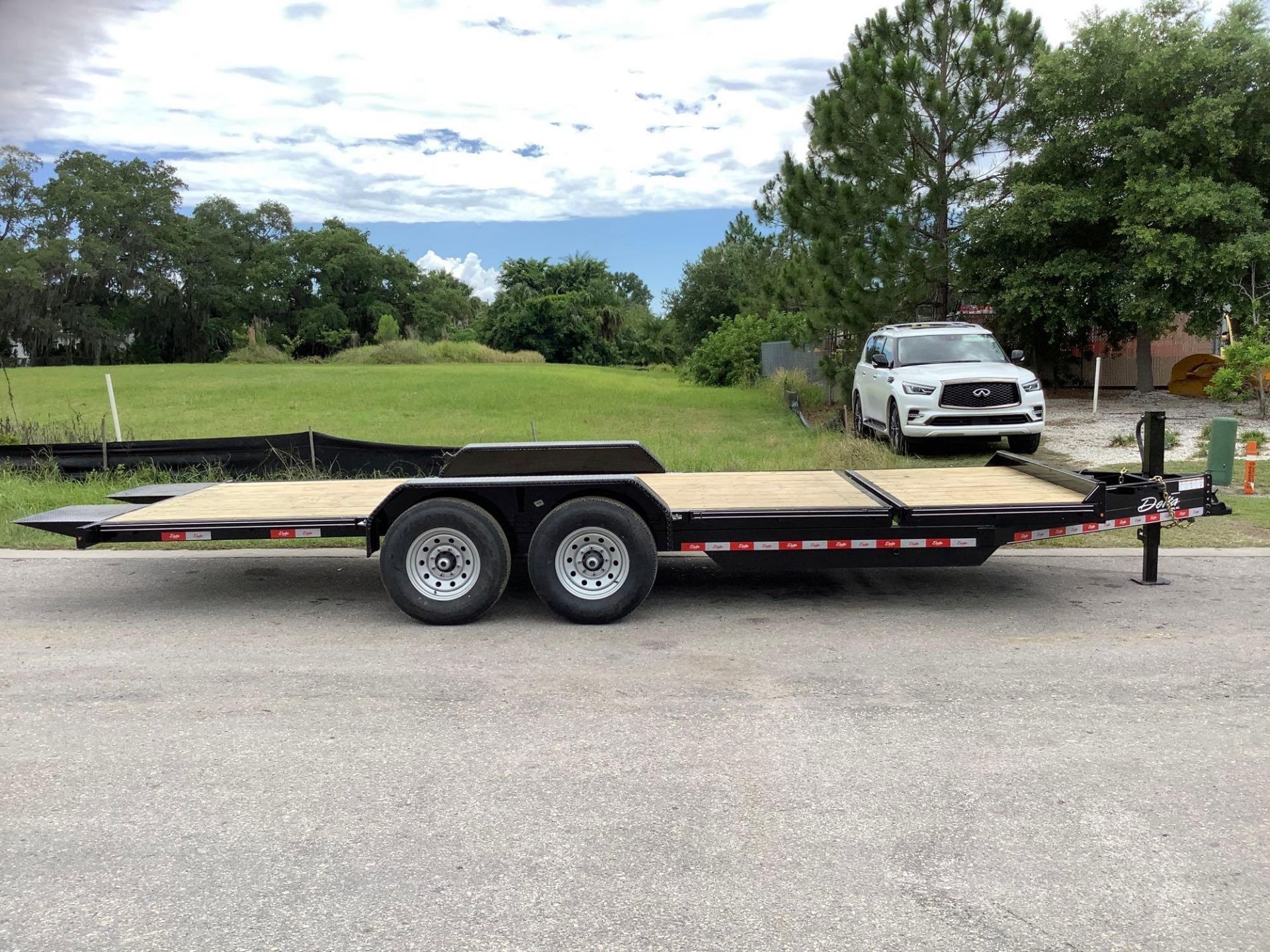 ***UNUSED 2022 DELTA TILT TRAILER, APPROX GVWR 14K LBS, APPROX 22FT LONG,ELECTRIC BRAKES - Image 6 of 17