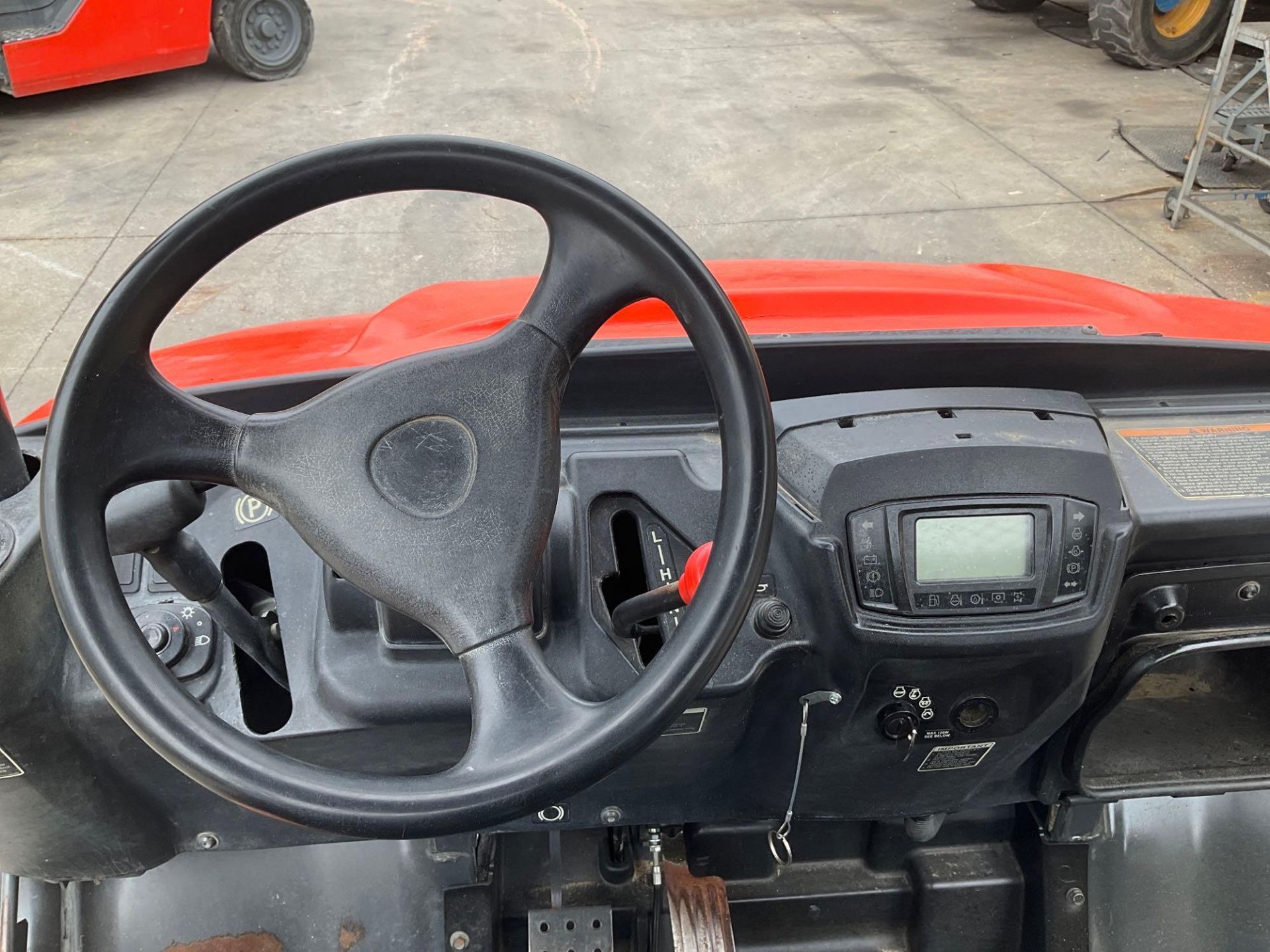 KUBOTA RTV-X900 UTV , DIESEL, 4WD, MANUAL DUMP BED, HITCH, DID NOT START- TURNS OVER SOUNDS LIKE IT - Image 11 of 13