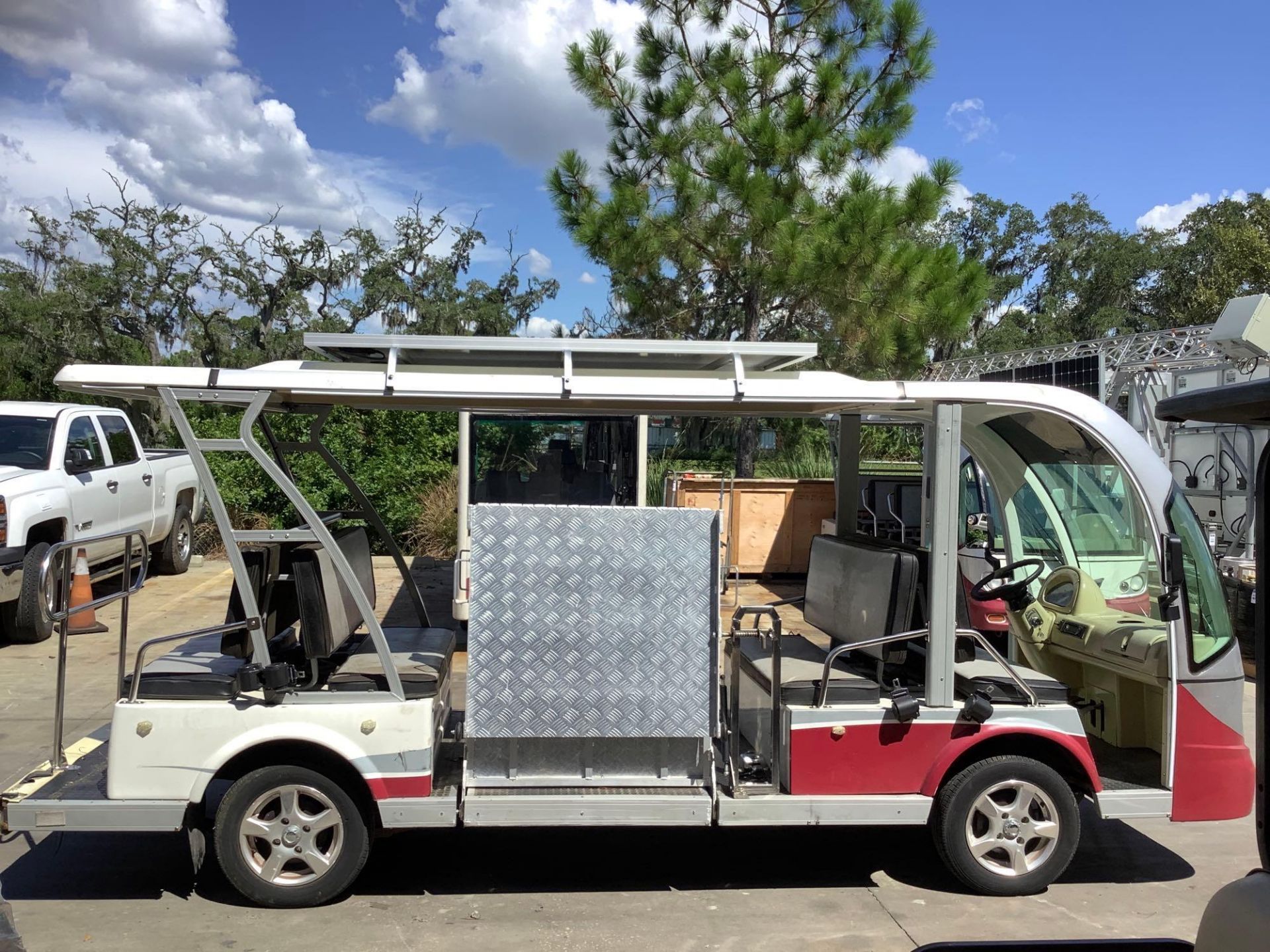 2015 STAR EV SHUTTLE CART MODEL STAR-BN72-11-AC-WHEELCHAIR, ELECTRIC, SOLA PANEL ATTACHED, DOME LIGH - Image 9 of 29