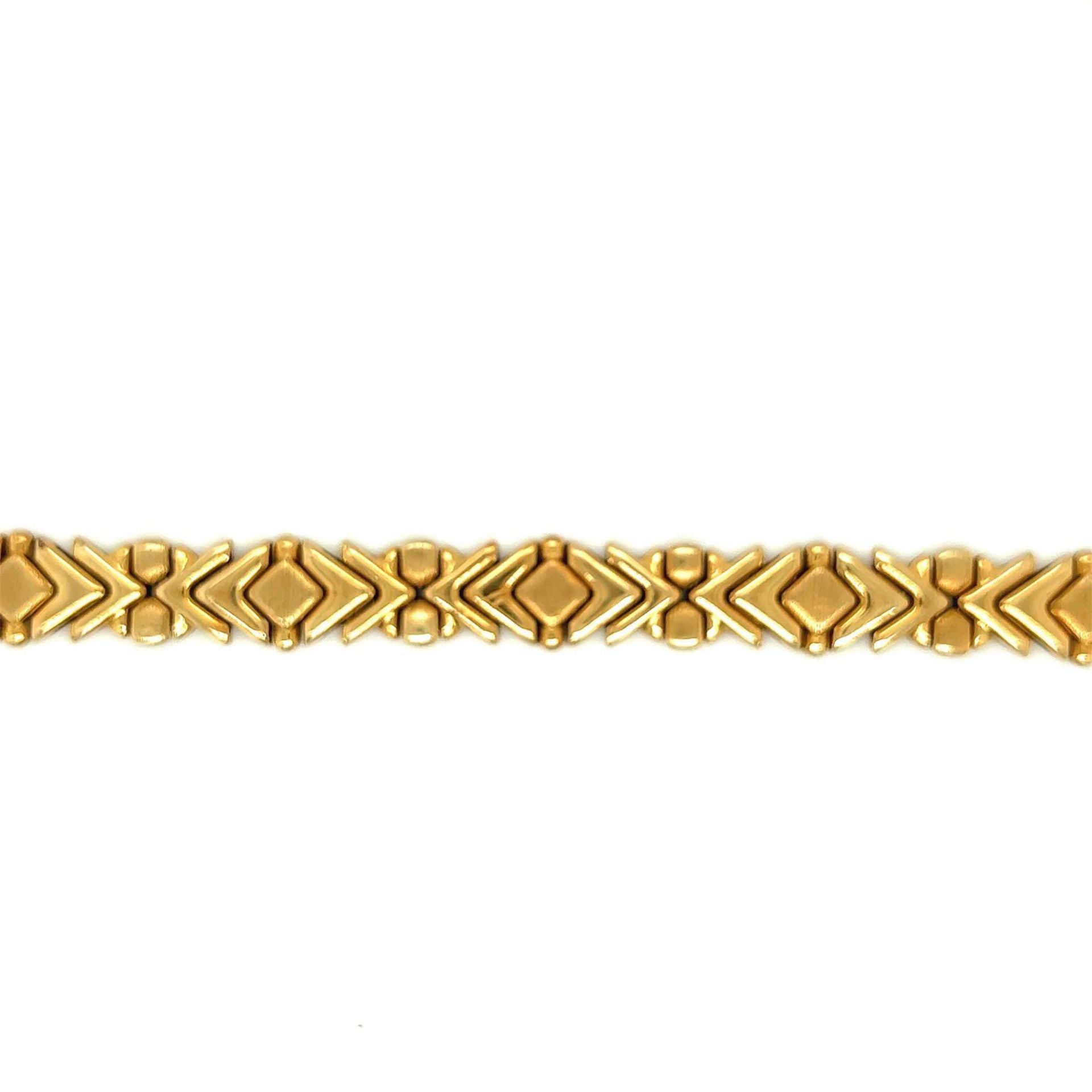 ESTATE 14K GOLD LADIES BRACELET - Image 3 of 4