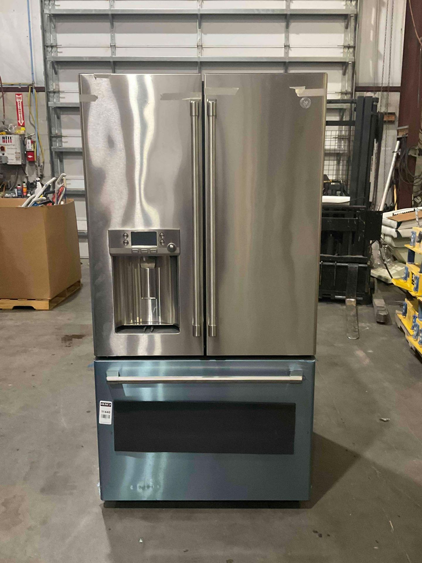 CAFE BY GE SMART FREESTANDING FRENCH DOOR REFRIGERATOR, APPROX 36" W x 70" T x 37 " D, APPROX TOTAL