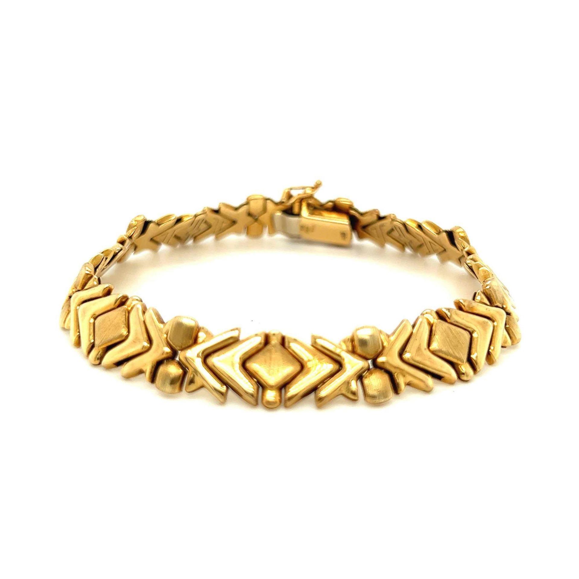 ESTATE 14K GOLD LADIES BRACELET - Image 2 of 4