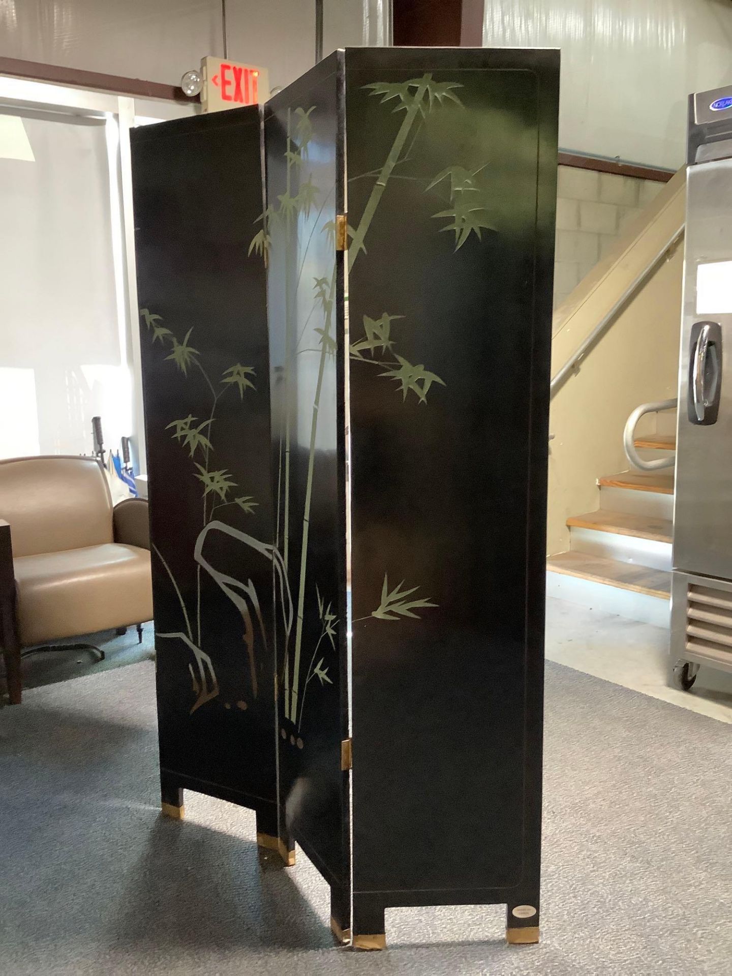 24K GOLD LEAF DIVIDER, APPROX 72” T x 64” W - Image 4 of 5