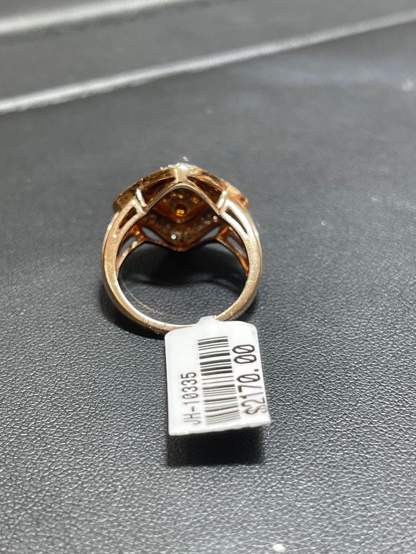 14KT ROSE GOLD 1CT DIAMOND RING - Image 3 of 4