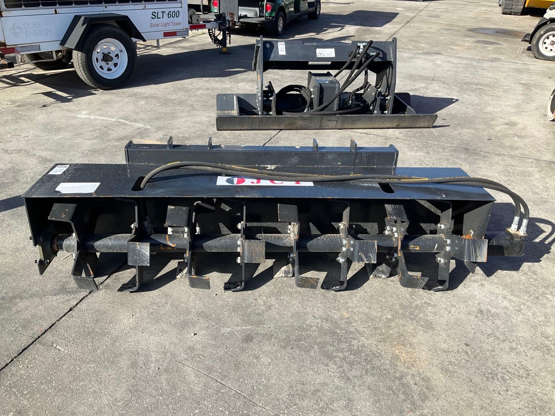 UNUSED TILLER ATTACHMENT FOR UNIVERSAL SKID STEER , APPROX 72” - Image 2 of 5
