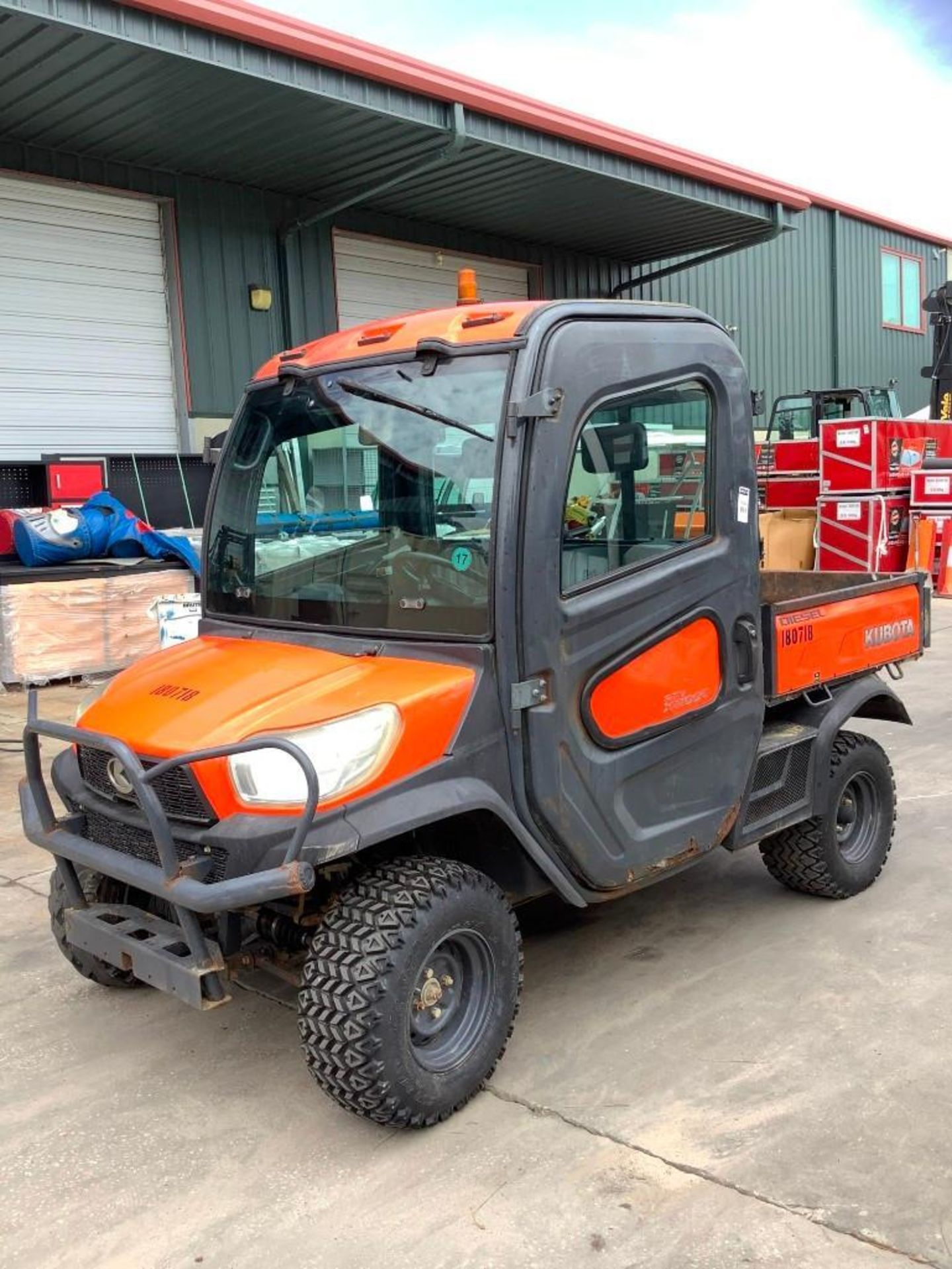 2016 KUBOTA UTV MODEL RTV - X1100C, DIESEL, ENCLOSED CAB, 4WD, HYDRAULIC DUMP BED , HITCH ON FRONT - Image 3 of 19