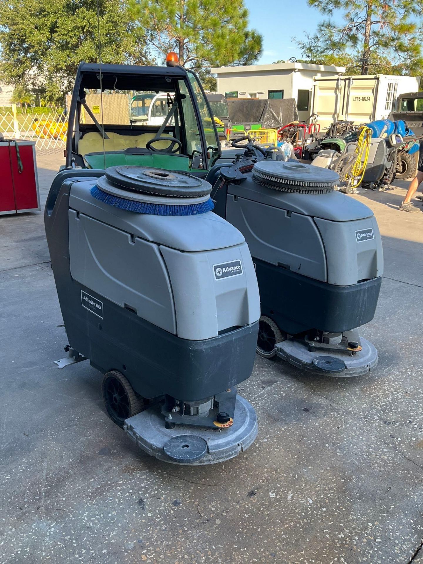 ( 2 ) NILFISK ADVANCE WALK BEHIND FLOOR SCRUBBER MODEL AXP ADFINITY X20D, ELECTRIC, APPROX 24 VOLTS, - Image 3 of 10