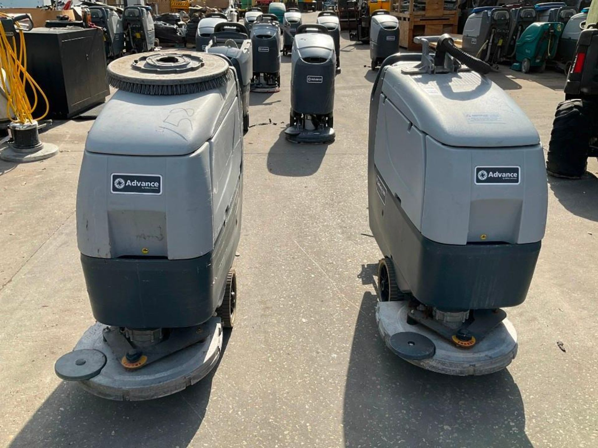( 2 ) NILFISK ADVANCE WALK BEHIND FLOOR SCRUBBER MODEL AXP ADFINITY X20D, ELECTRIC, APPROX 24 VOLTS, - Image 8 of 16