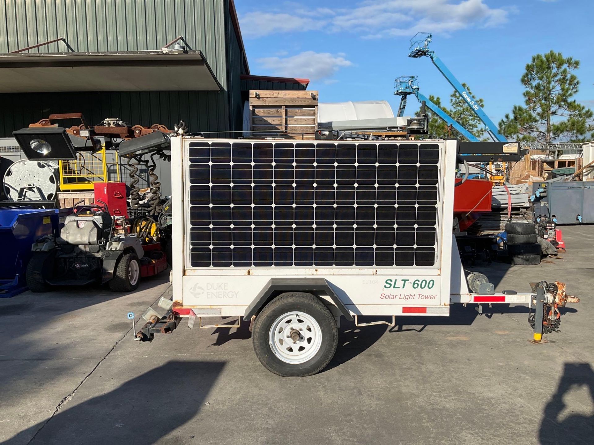 PROGRESS SOLAR SOLUTIONS SOLAR LIGHT TOWER MODEL SLT 600, TRAILER MOUNTED, SOLAR/ BATTERY POWERED, A - Image 8 of 23