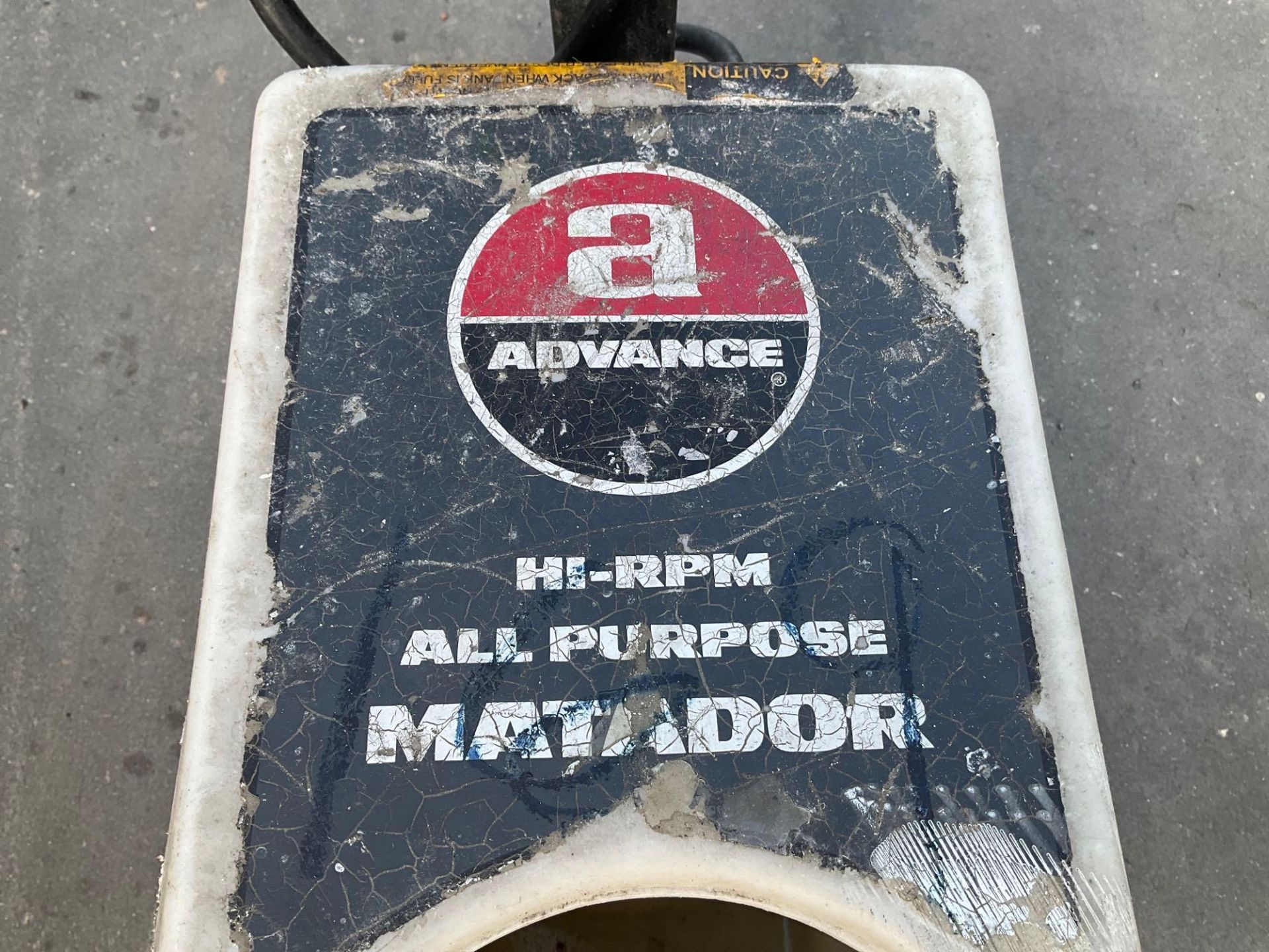 ( 2 ) NILFISK ADVANCE ALL PURPOSE MATADOR 20 FLOOR MACHINE & ( 1 )  ADVANCE  HI-RPM ALL PURPOSE MAT - Image 8 of 8