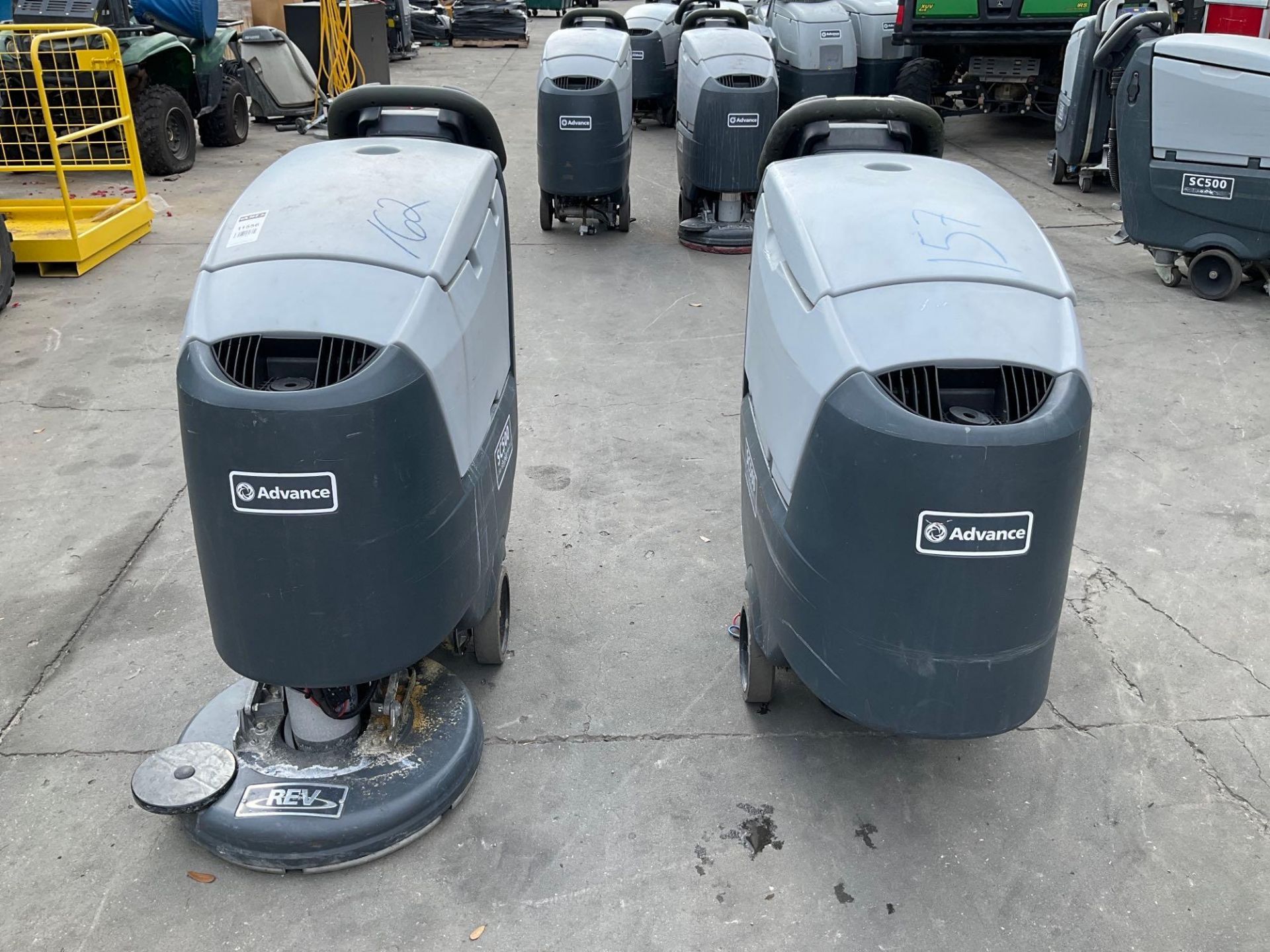 ( 2 ) NILFISK ADVANCE SC 500 ECO FLEX WALK BEHIND FLOOR SCRUBBER MODEL SCRUBBER-DRYER SC 500 20RB, A - Image 6 of 12