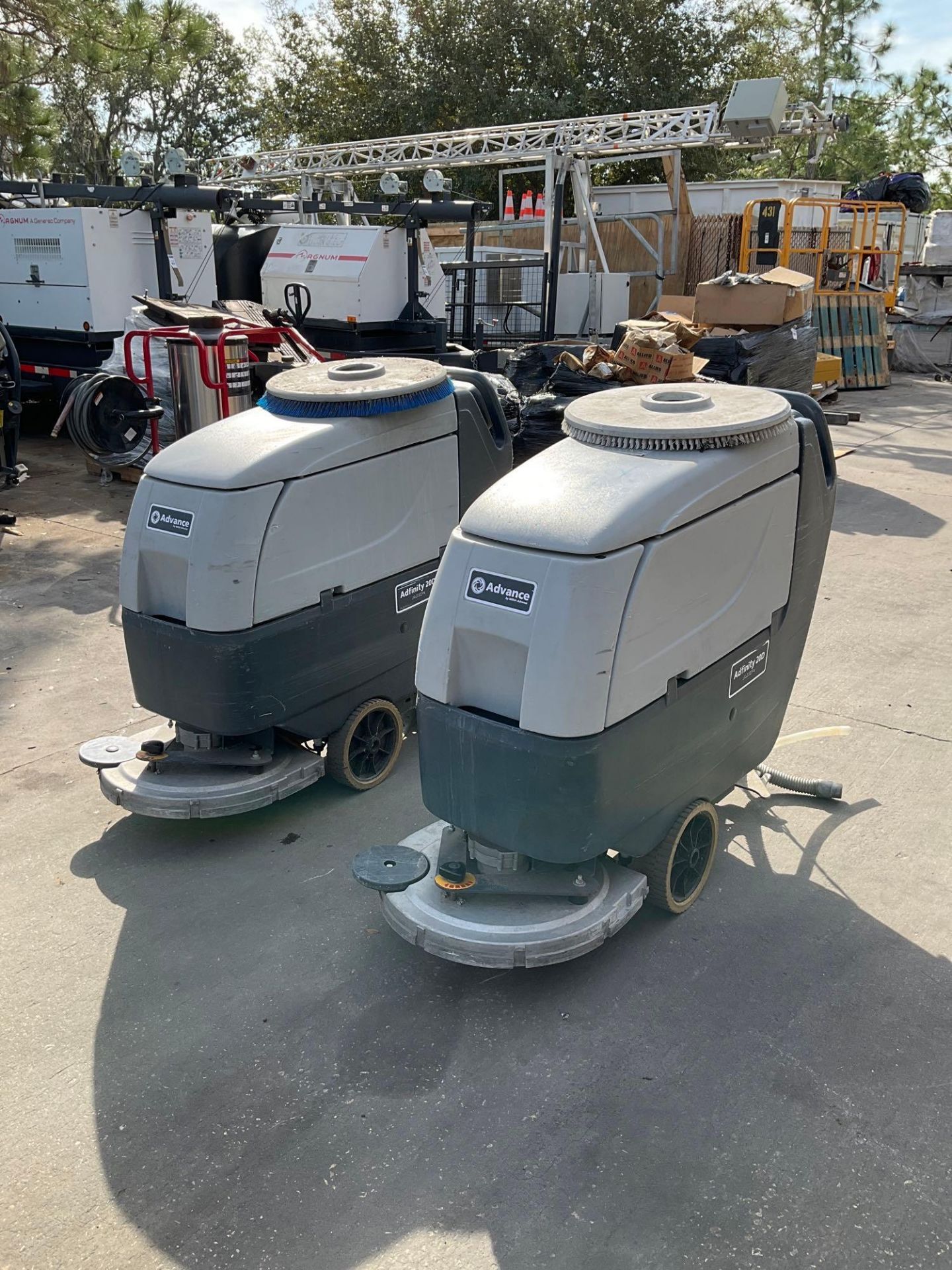 ( 2 ) NILFISK ADVANCE WALK BEHIND FLOOR SCRUBBER MODEL AXP ADFINITY X20D, ELECTRIC, APPROX 24 VOLTS, - Image 7 of 16