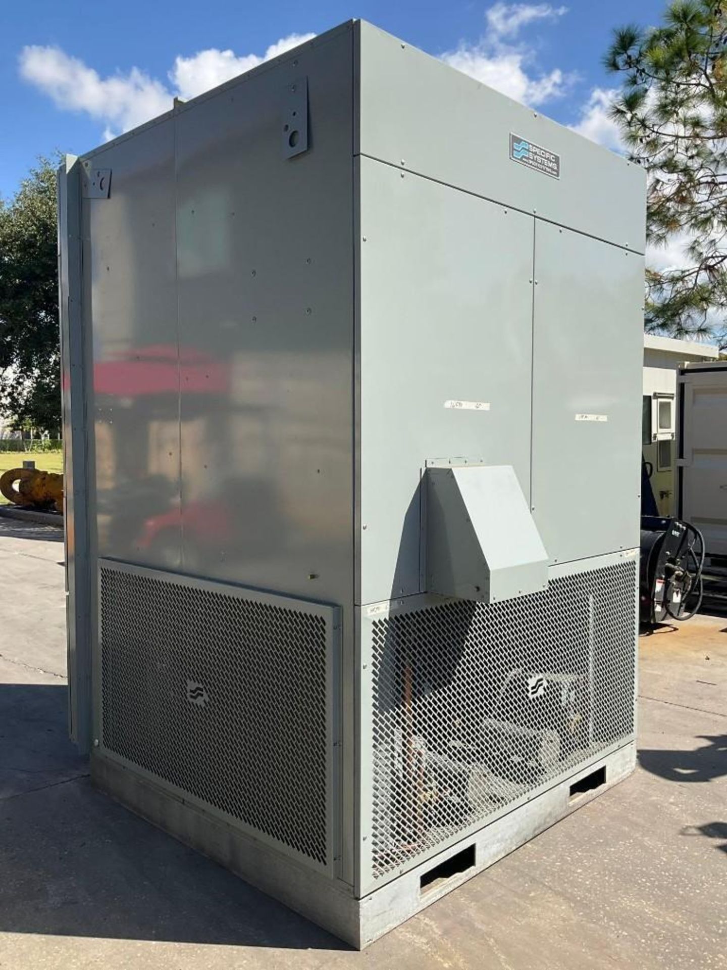 UNUSED 30 TON SPECIFIC SYSTEMS WALL PACK A/C UNIT, SELF CONTAINED, QUAD COMPRESSOR - Image 9 of 21