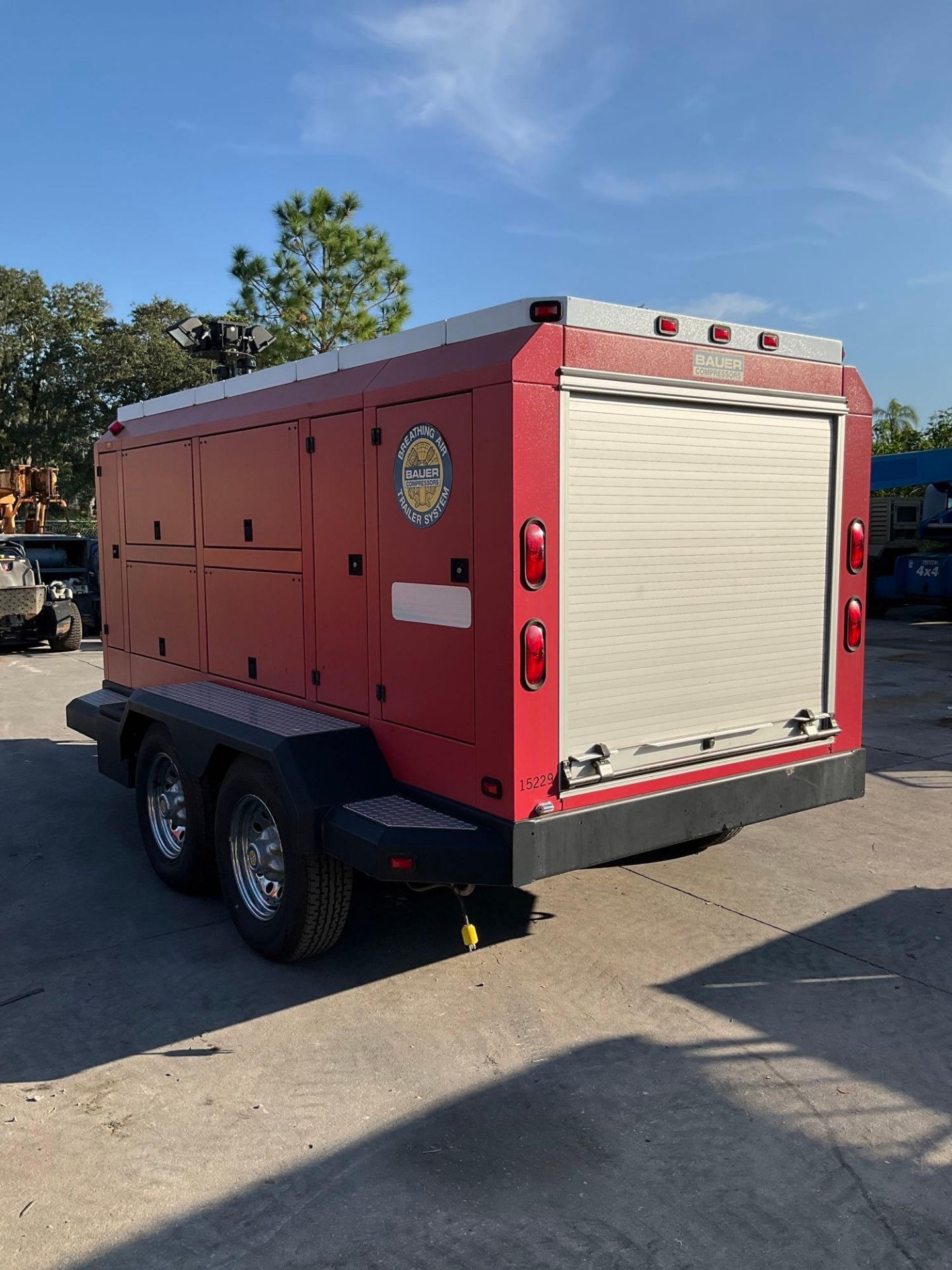 2014 BAUER COMPRESSOR TRAILER SYSTEM , DIESEL, APPROX GVWR 9000LBS, CLARK MASTS TEKSAM TEKLITE TF2B5 - Image 24 of 51