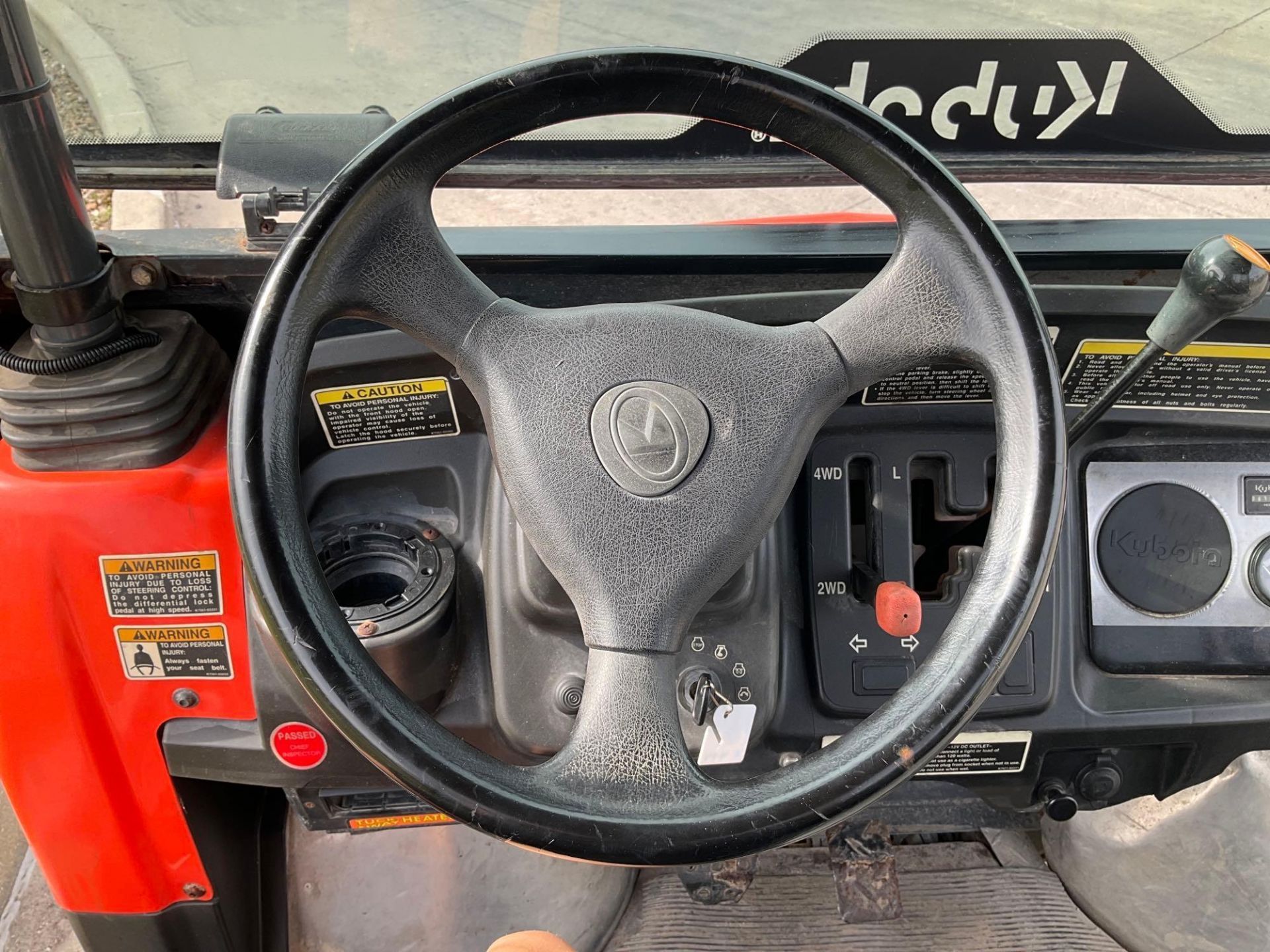 KUBOTA RTV900 UTV, DIESEL , 4WD, HITCH ON BACK, MANUAL DUMP BED, BILL OF SALE ONLY,  RUNS AND OPERAT - Image 12 of 13