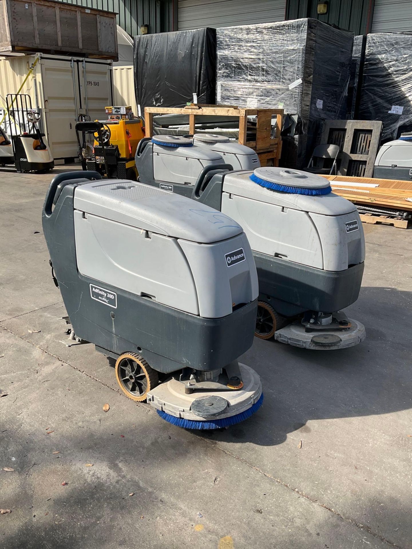 ( 2 ) NILFISK ADVANCE ADFINITY 20D ECO FLEX WALK BEHIND FLOOR SCRUBBER MODEL SCRUBBER-DRYER ADFINITY