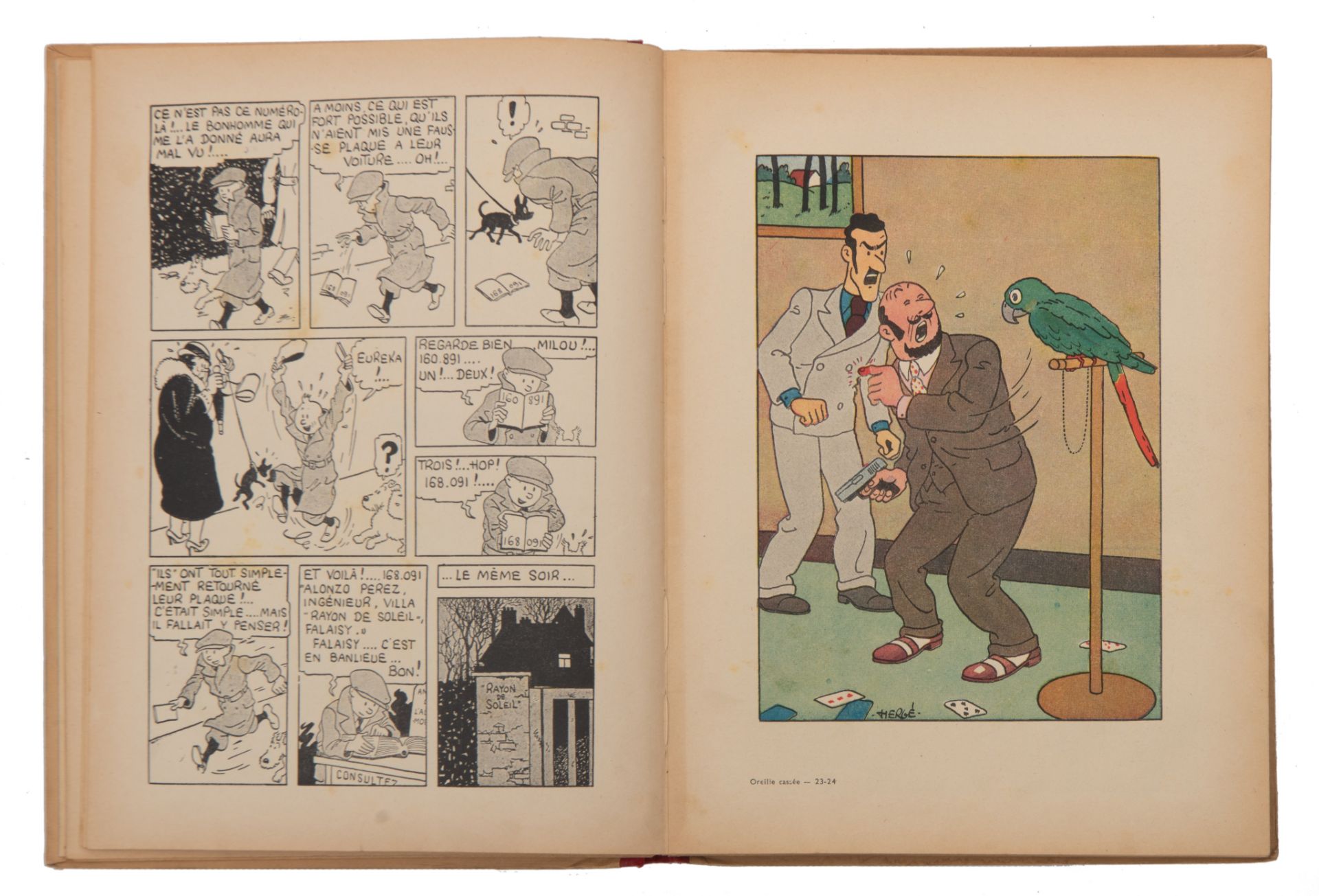 Hergé (1907-1983), 'Les Aventures de Tintin, L'Oreille Cassée', 1937 - Bild 8 aus 12