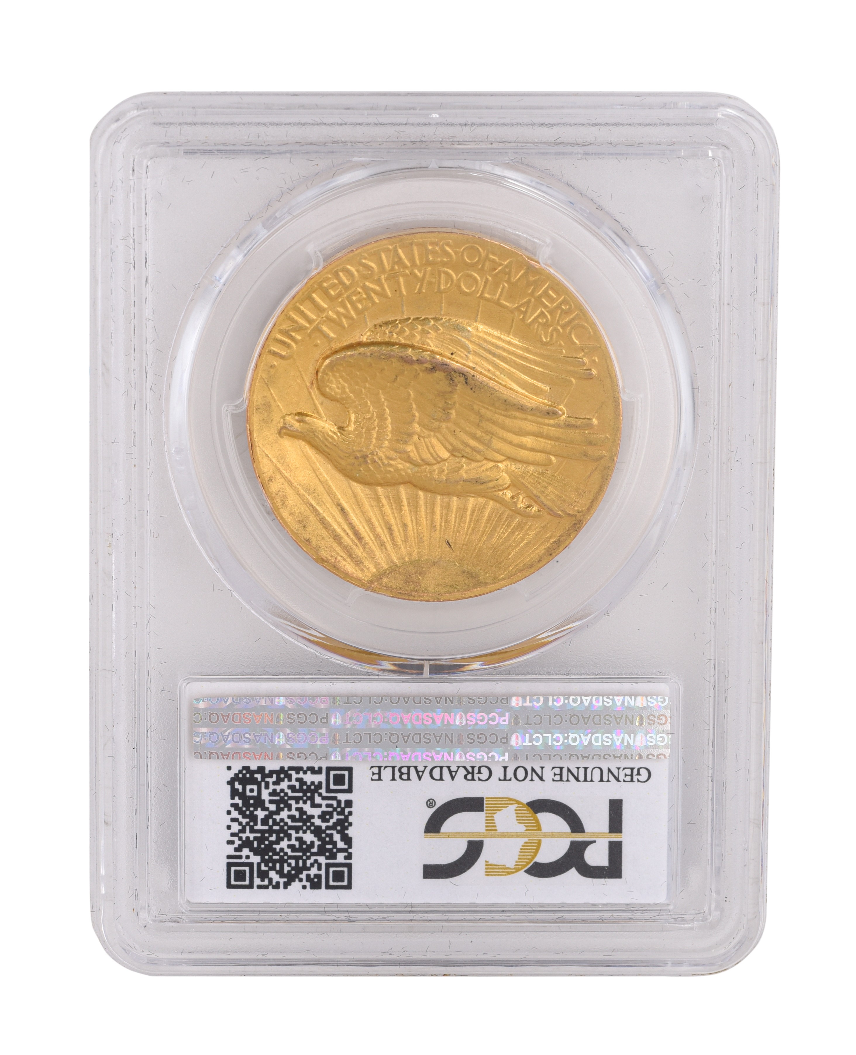 A 1907 gold 20 $ 'St Gaudens high relief double eagle', 21,6 CT, 33,44g, ø 34 mm (+) - Image 4 of 6