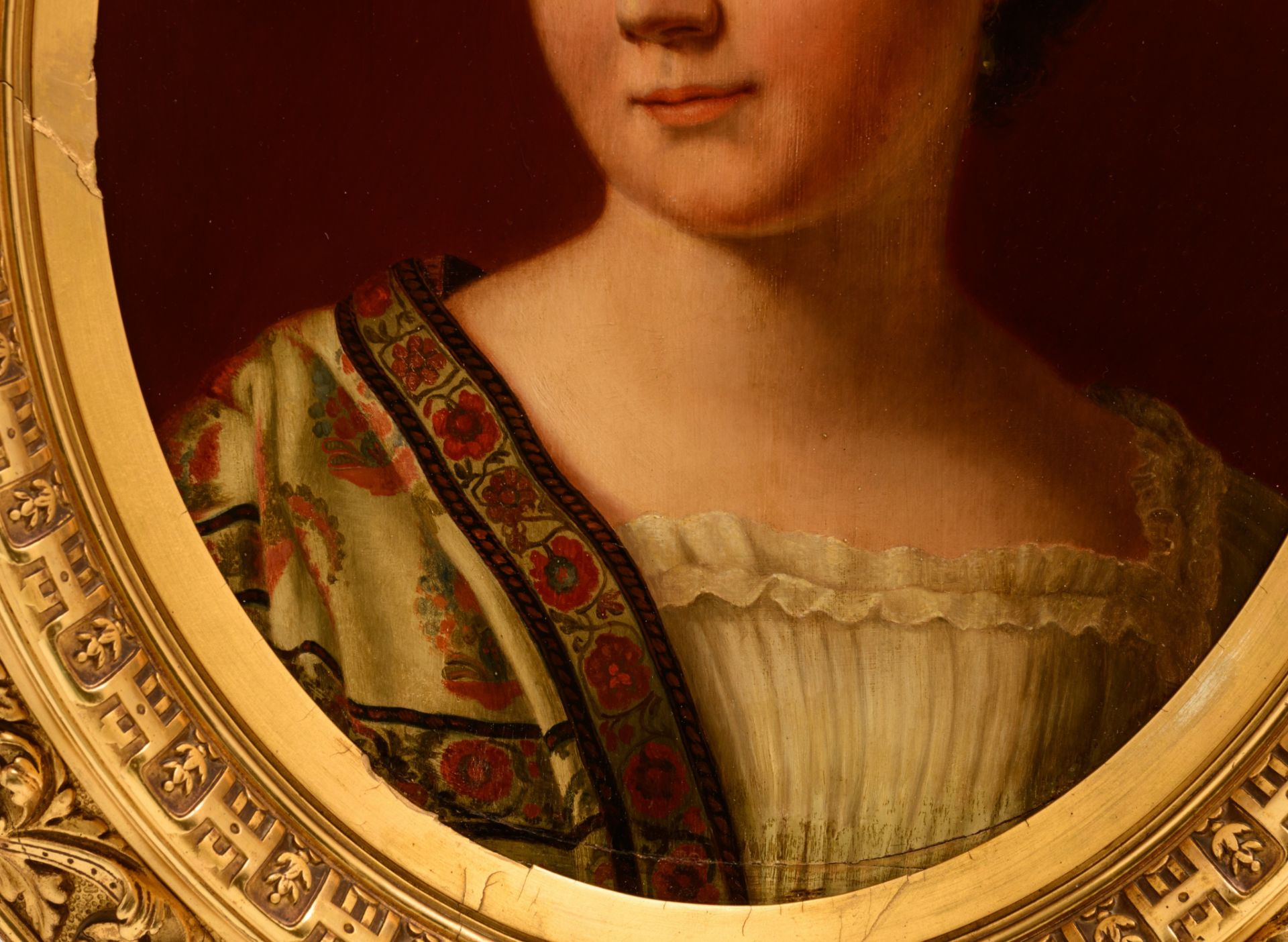 Follower of Franz Seraph Stirnbrand (1788-1882), the portrait of a beauty, oil on panel, 37 x 46,5 c - Bild 5 aus 12