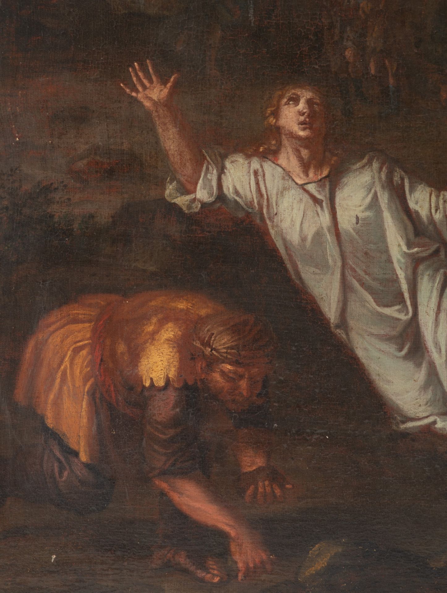 The stoning of Saint Stephen, 17thC, oil on canvas, 73 x 91 cm - Bild 8 aus 10