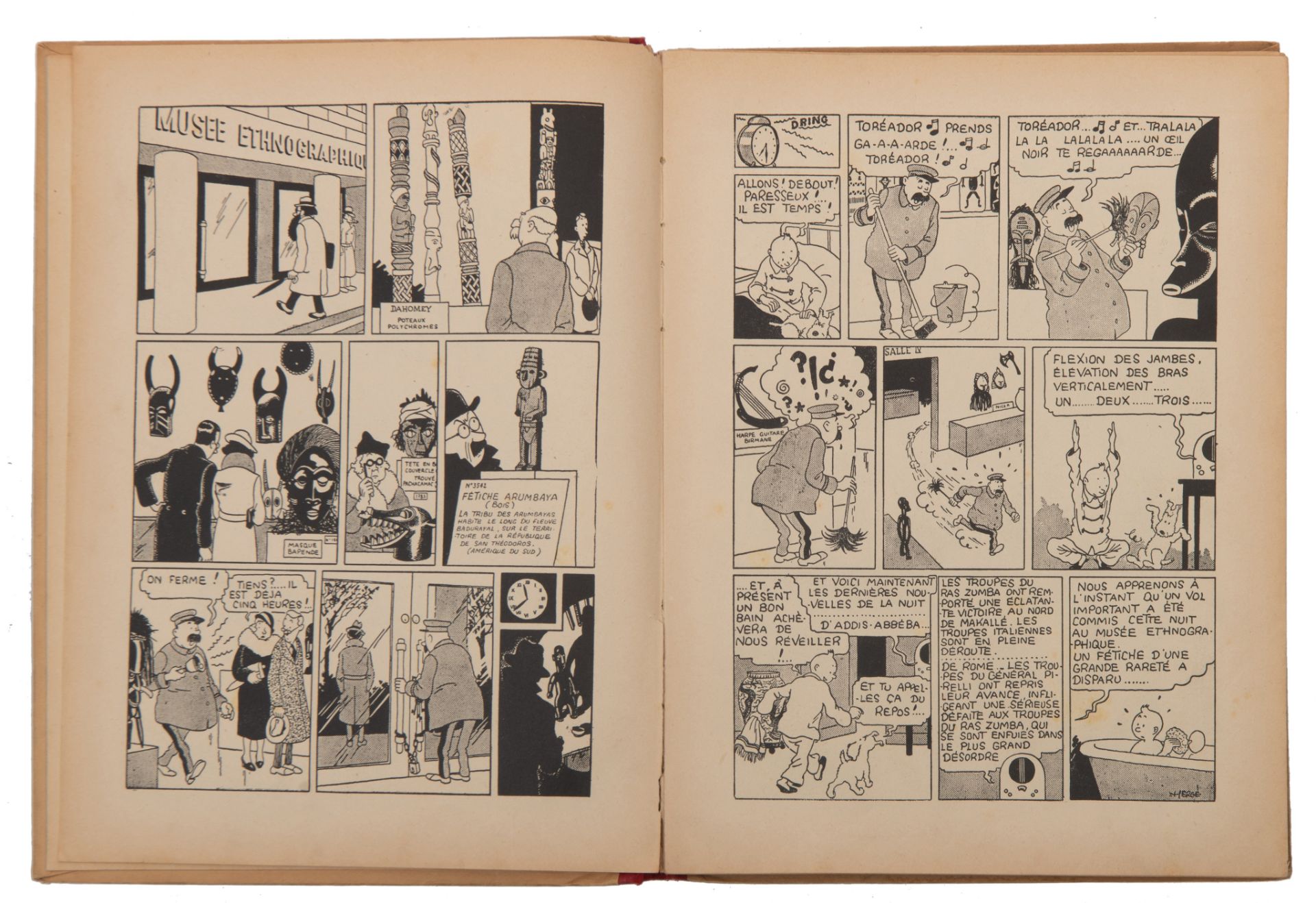 Hergé (1907-1983), 'Les Aventures de Tintin, L'Oreille Cassée', 1937 - Bild 6 aus 12