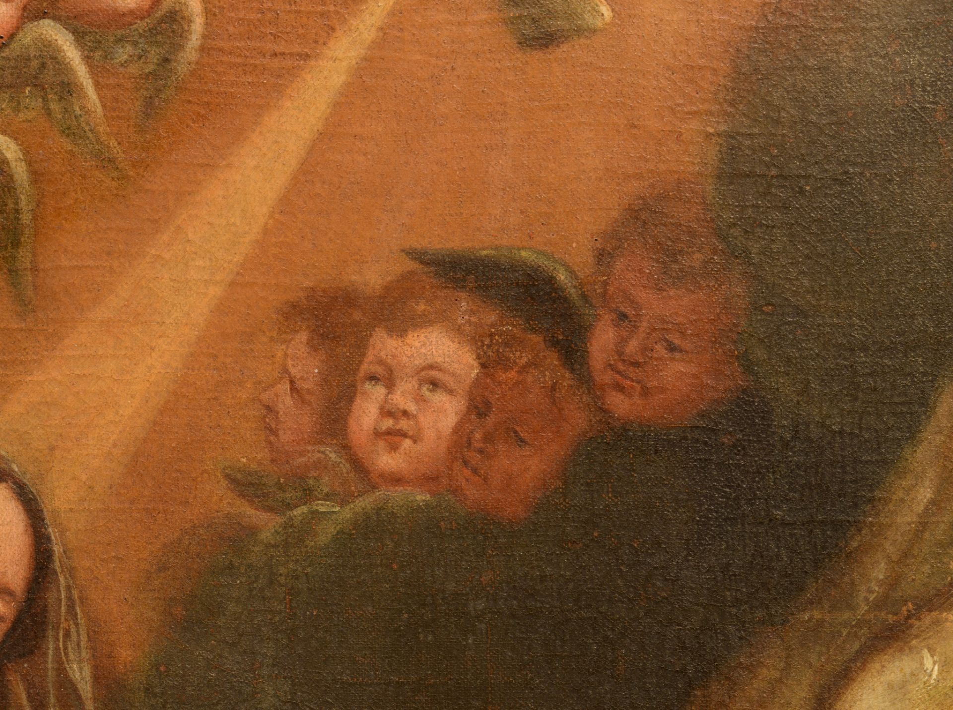 The Annunciation, 18thC, oil on canvas, 77 x 107 cm - Bild 5 aus 14