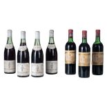 A wine collection that includes 4 bottles Bouchard Père & Fils, 'Vigne de L'Enfant Jesus', 1964 and
