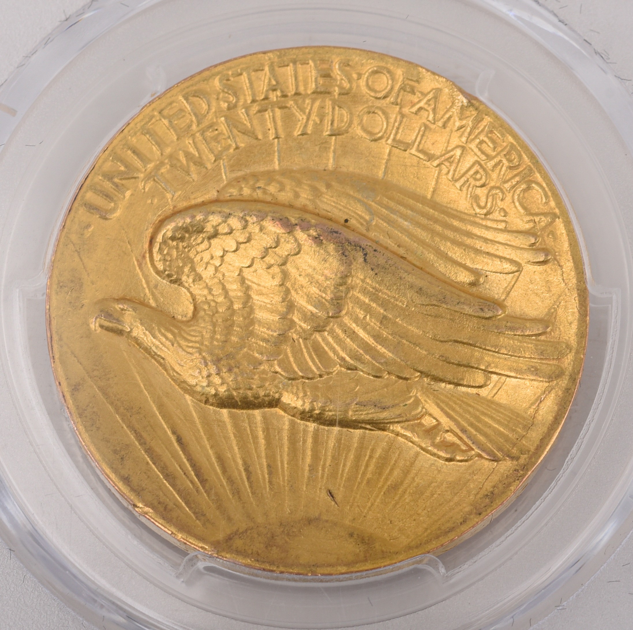 A 1907 gold 20 $ 'St Gaudens high relief double eagle', 21,6 CT, 33,44g, ø 34 mm (+) - Image 2 of 6