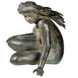 Attributed to Jef Claerhout (1937), a garden sculpture of a female nude, H 100 cm