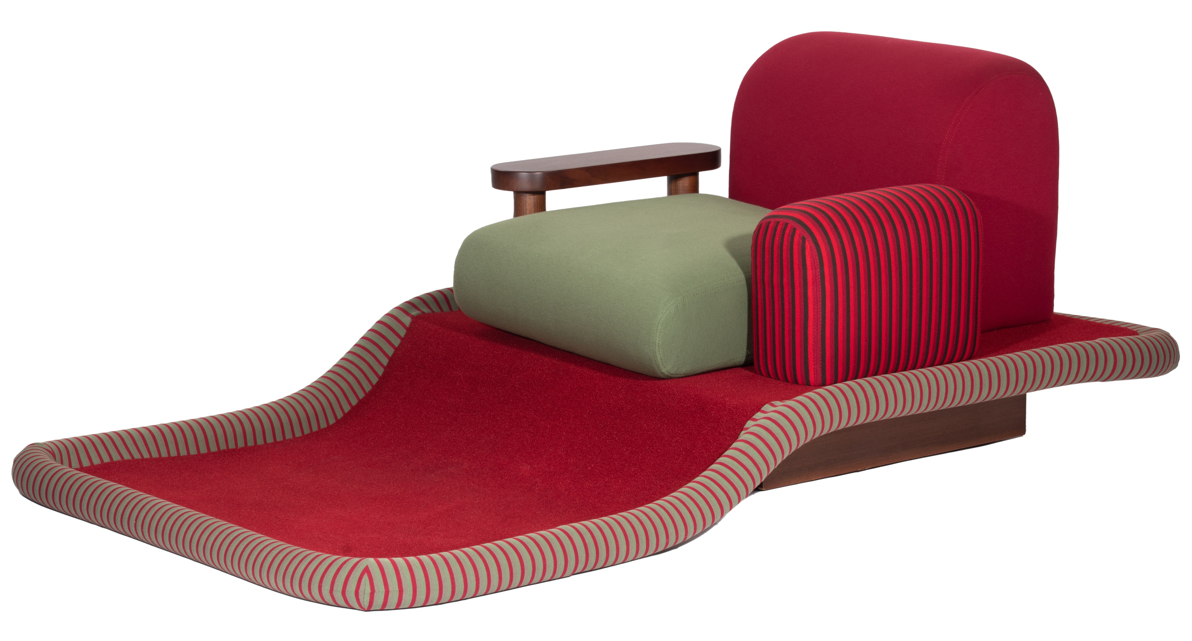 An Italian design 'Tappeto Volante' (flying carpet), design by Ettore Sottsass, H 68 - W 110 - D 187 - Image 4 of 9