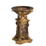 A fine French Restauration style gilt bronze 'surtout de table' centrepiece, in the manner of Pierre