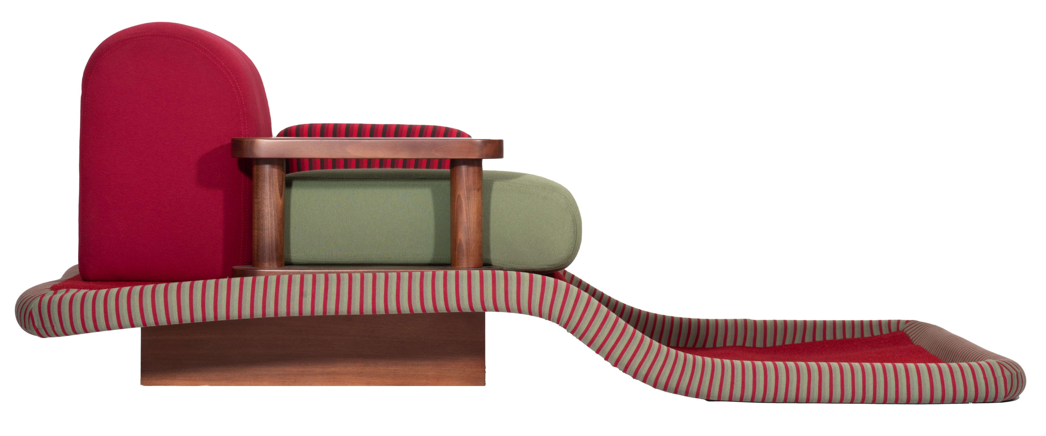 An Italian design 'Tappeto Volante' (flying carpet), design by Ettore Sottsass, H 68 - W 110 - D 187 - Image 8 of 9