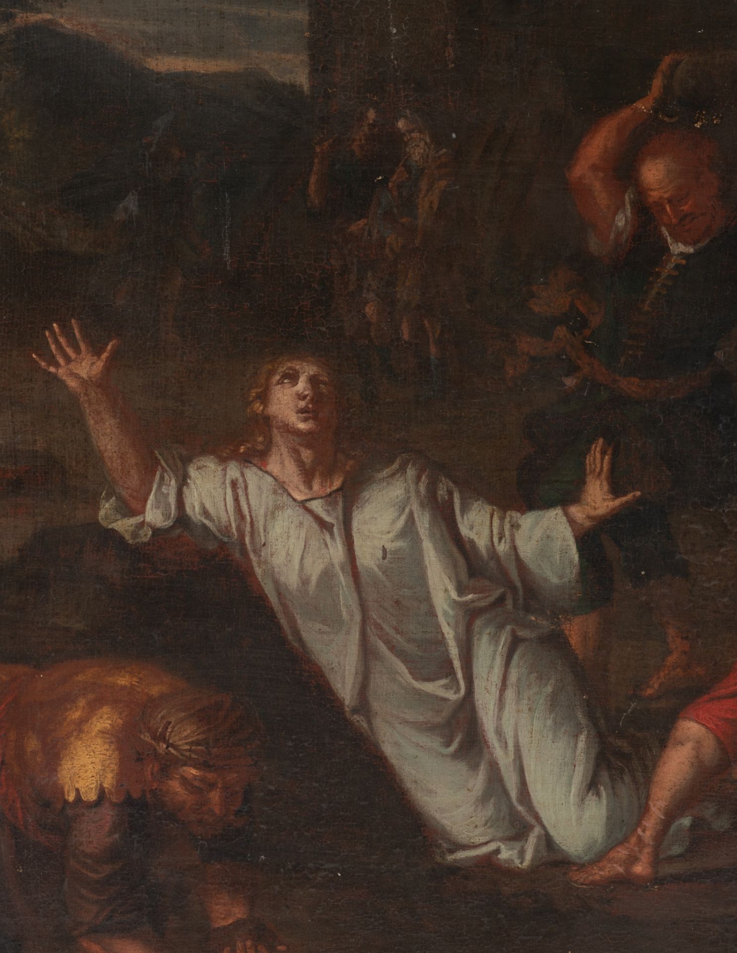 The stoning of Saint Stephen, 17thC, oil on canvas, 73 x 91 cm - Bild 7 aus 10