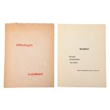 (T) Lucebert (1924-1994), 'Lithologie', an art folder containing 10 lithographs and poems