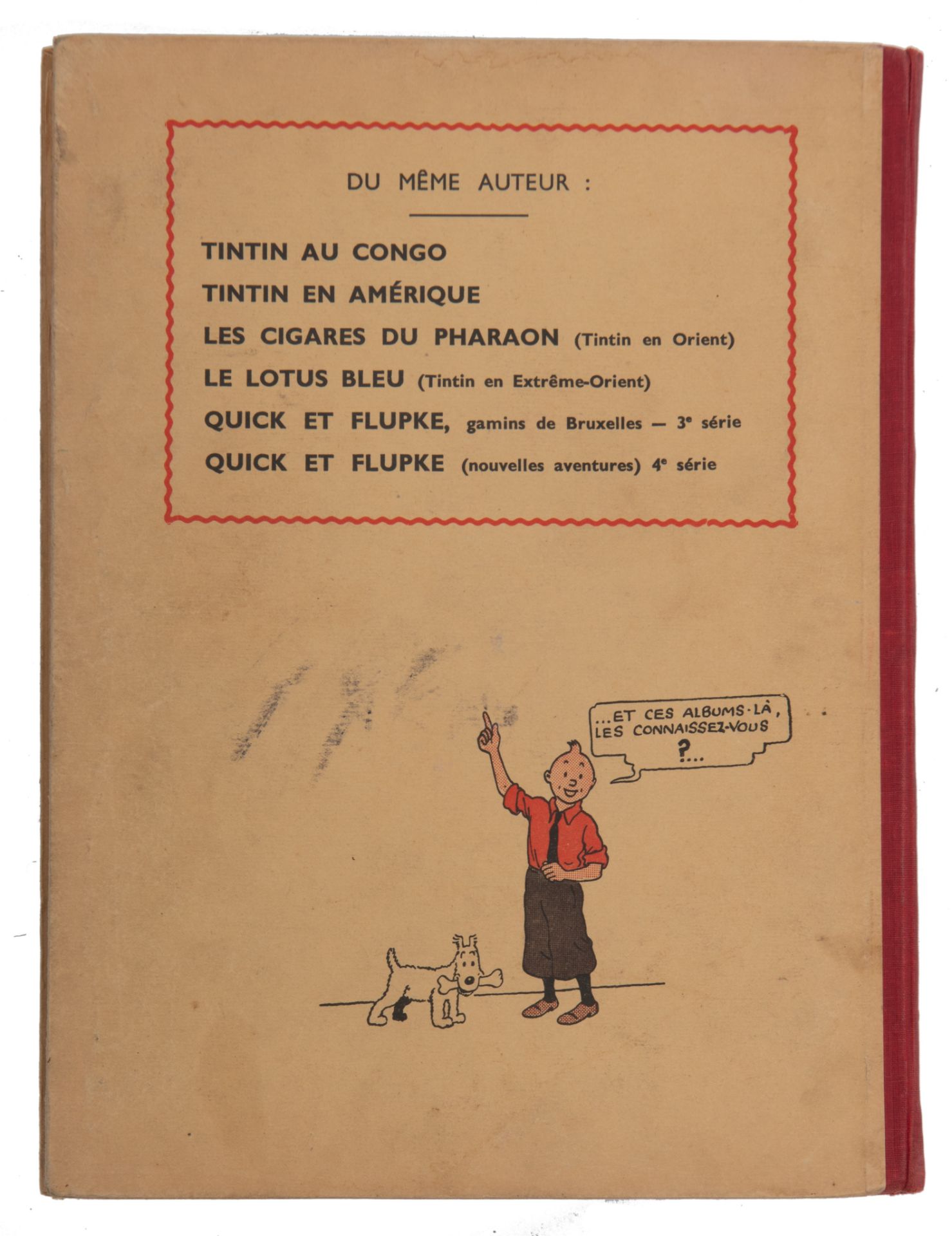 Hergé (1907-1983), 'Les Aventures de Tintin, L'Oreille Cassée', 1937 - Bild 3 aus 12