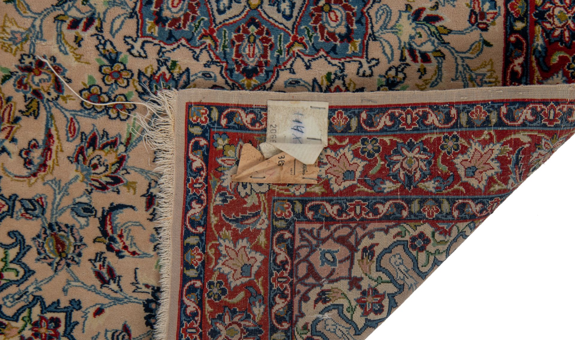 A collection of 4 Iran Ghoum rugs, added a Persian Nain rug (+) - Image 24 of 24