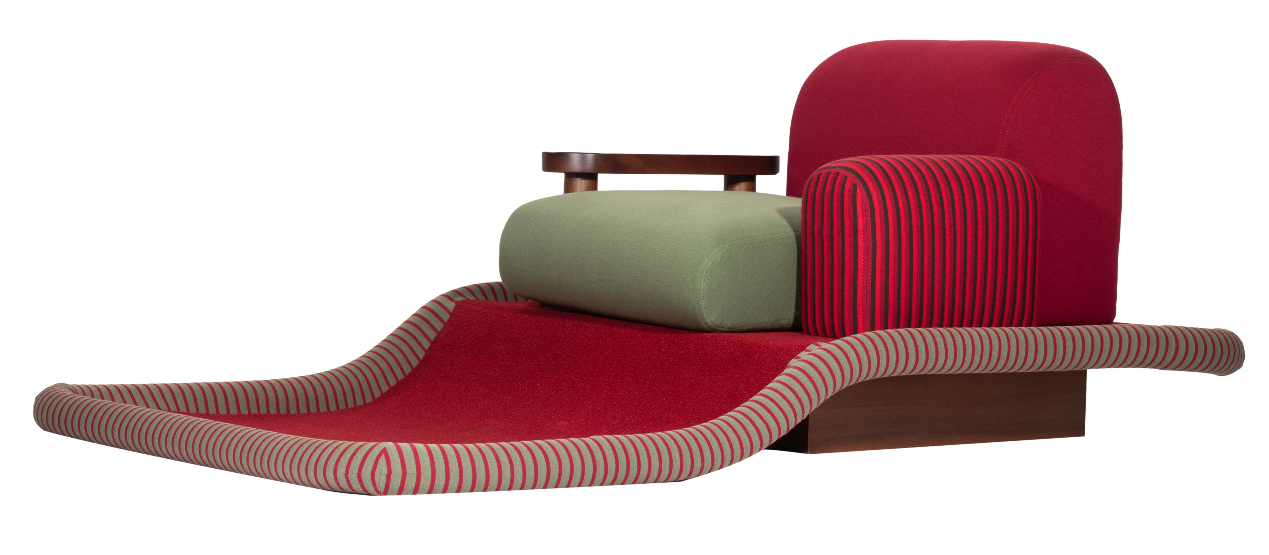 An Italian design 'Tappeto Volante' (flying carpet), design by Ettore Sottsass, H 68 - W 110 - D 187 - Image 5 of 9