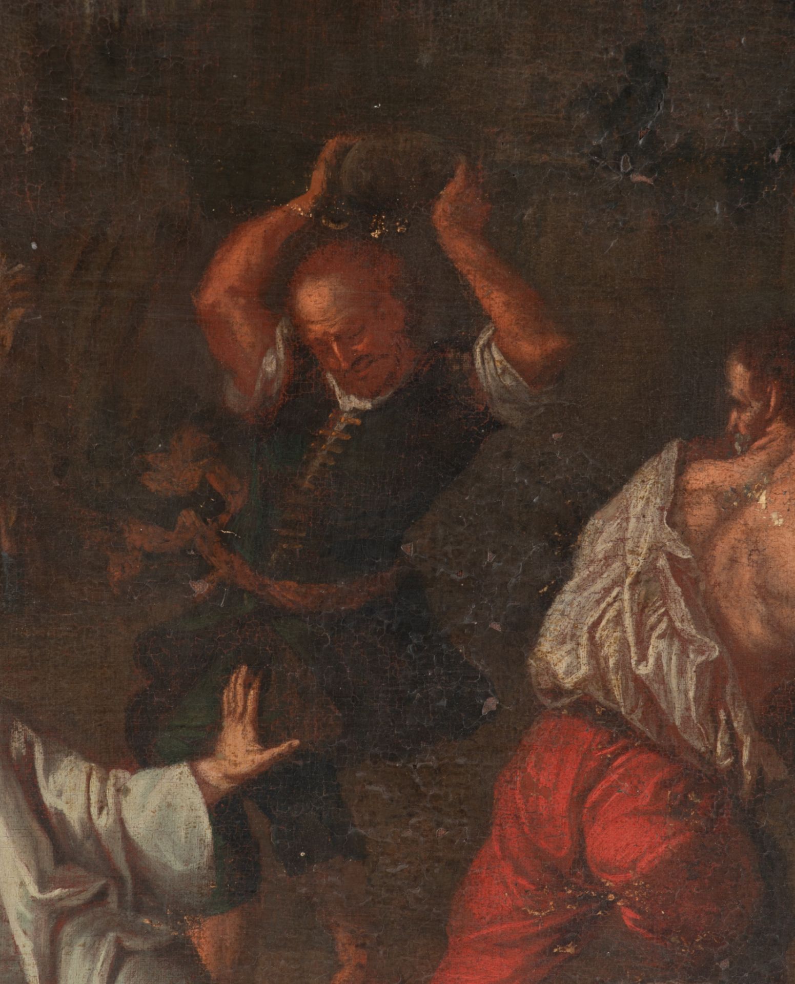 The stoning of Saint Stephen, 17thC, oil on canvas, 73 x 91 cm - Bild 6 aus 10