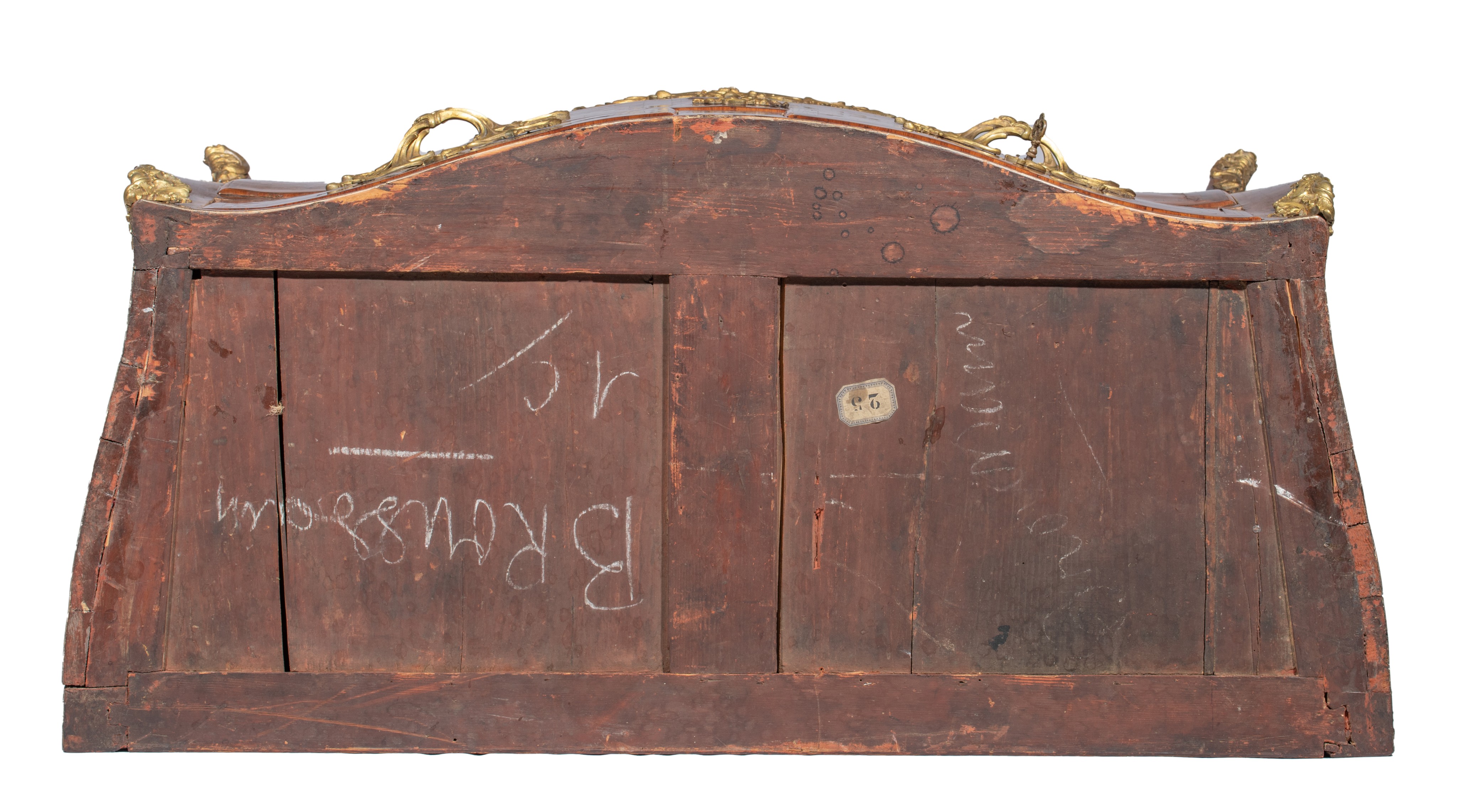 A fine Louis XV period rosewood veneered commode, mid 18thC, H 84 - W 114 - D 55 cm - Image 7 of 10