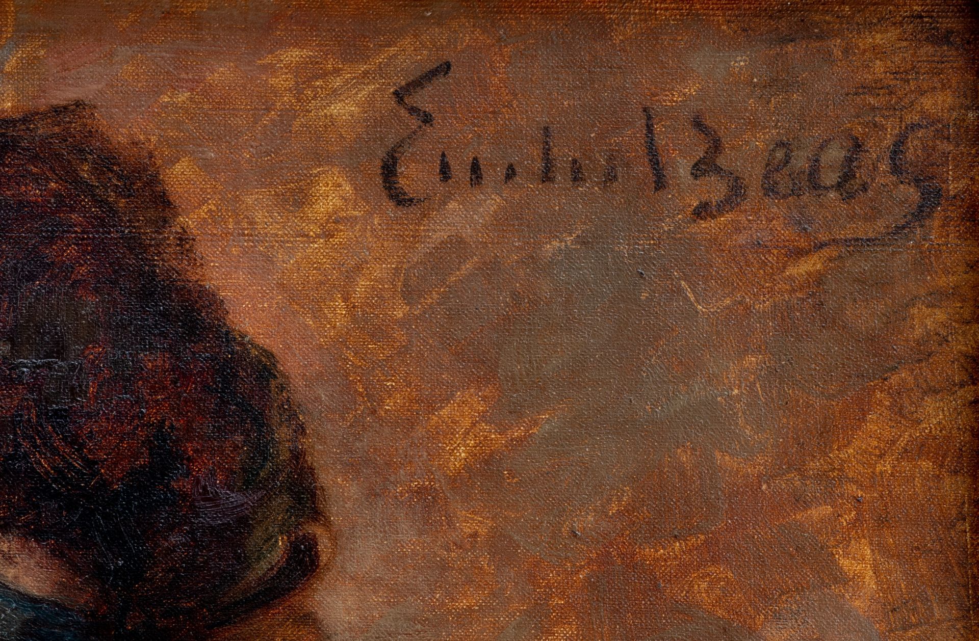 Emile Baes (1879-1954), female nude, oil on canvas, 90 x 130 cm - Bild 5 aus 7