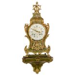 A very fine Rococo 'Vernis Martin' cartel clock, the dial marked 'Montjoye, à Paris', mid 18thC, H 1