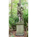 PREMIUM LOT Hendrik Pulinx (Bruges, 1698-1781), an exceptional stone garden sculpture of Hercules, d