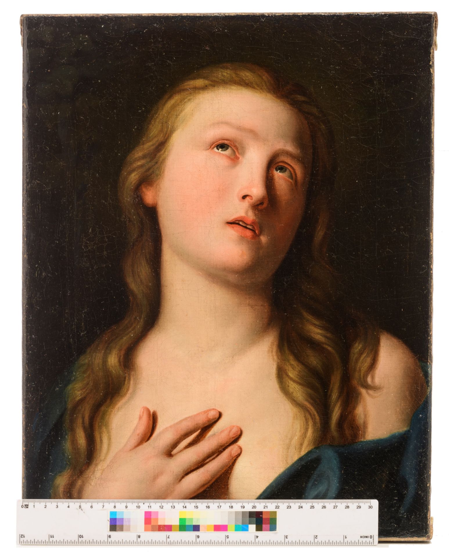 After Pietro Antonio Rotari (1707-1762), the penitent Mary Magdalene, oil on canvas, 35 x 45 cm - Bild 6 aus 24