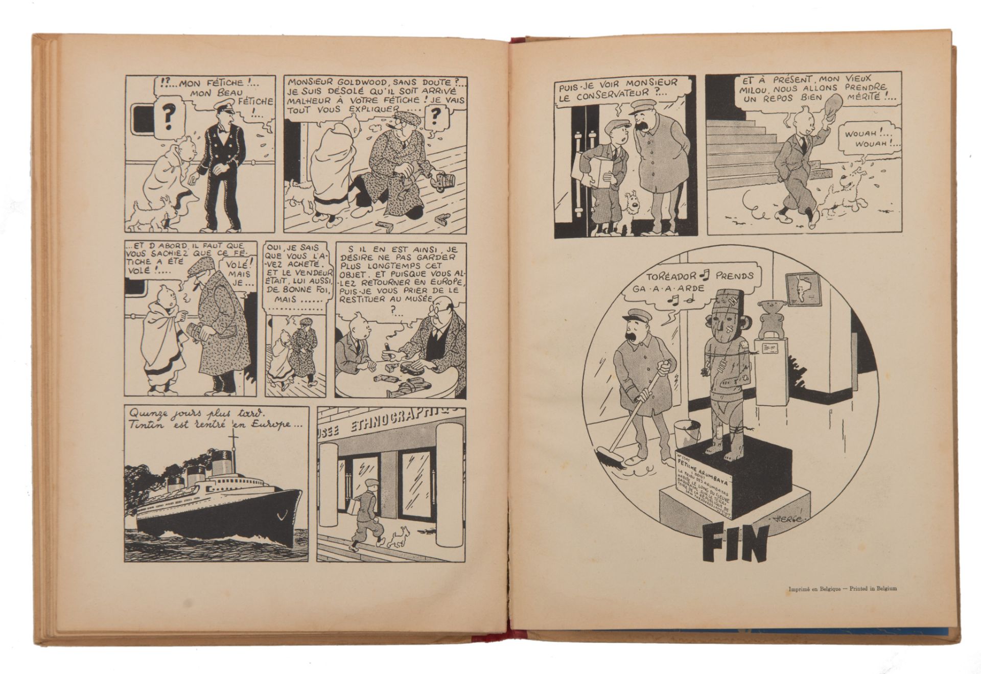 Hergé (1907-1983), 'Les Aventures de Tintin, L'Oreille Cassée', 1937 - Bild 11 aus 12