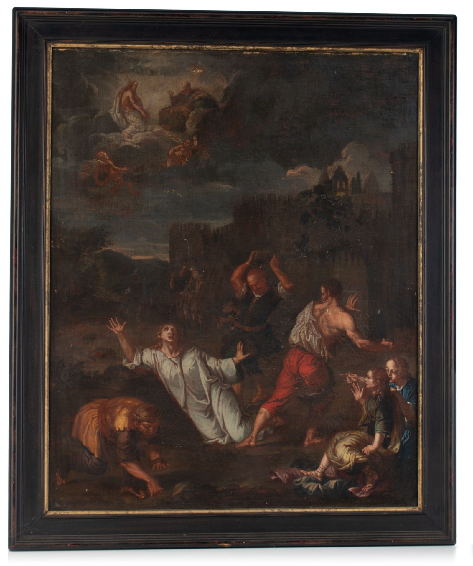 The stoning of Saint Stephen, 17thC, oil on canvas, 73 x 91 cm - Bild 2 aus 10